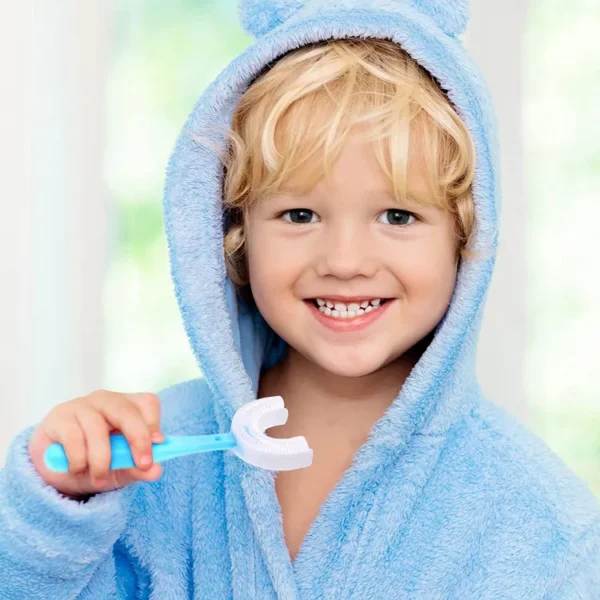 Big Size Baby Toothbrush - U-Shaped for Toddlers - Image 3