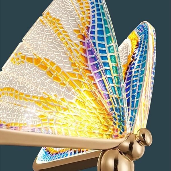 LED Acrylic Multi-Color Butterfly Wall Light - Image 3