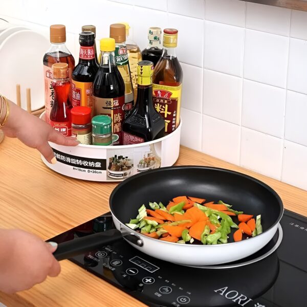 360 Degree Rotating Revolving Storage Tray - Image 11