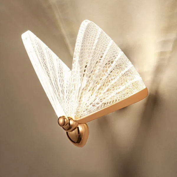 LED Acrylic Butterfly Wall Light - Image 3