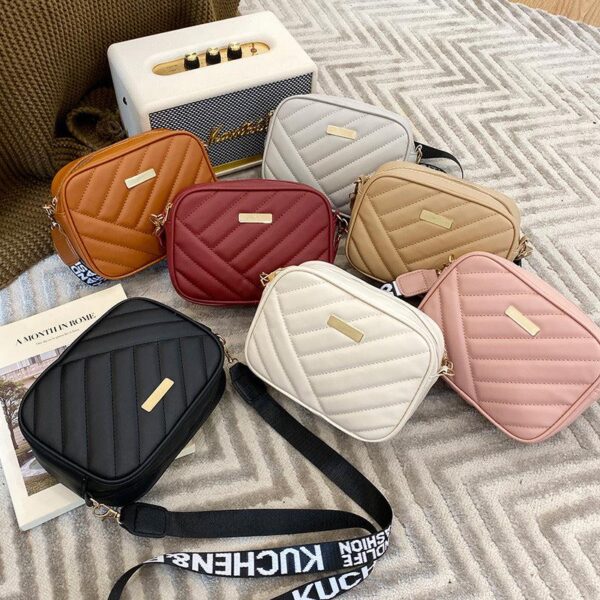 Leather Square Shoulder Bag - Image 19