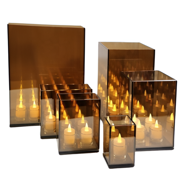 Infinity Reflection Mirror Candle Holder - Image 5