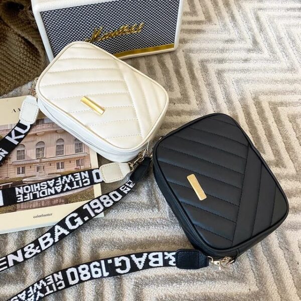 Leather Square Shoulder Bag - Image 15