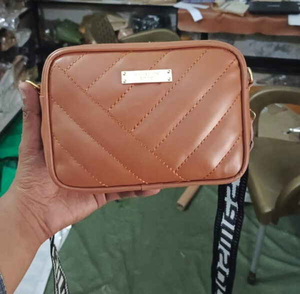 Leather Square Shoulder Bag - Image 11