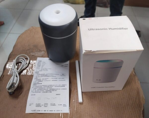 Portable Diffuser USB Humidifier | LED Lights two Functions | Colorful Cool Mini Humidifier, Portable Air Humidifier Aroma Essential Oil Diffuser, USB Mist Sprayer Small Personal Humidifier for Car Home - Image 2