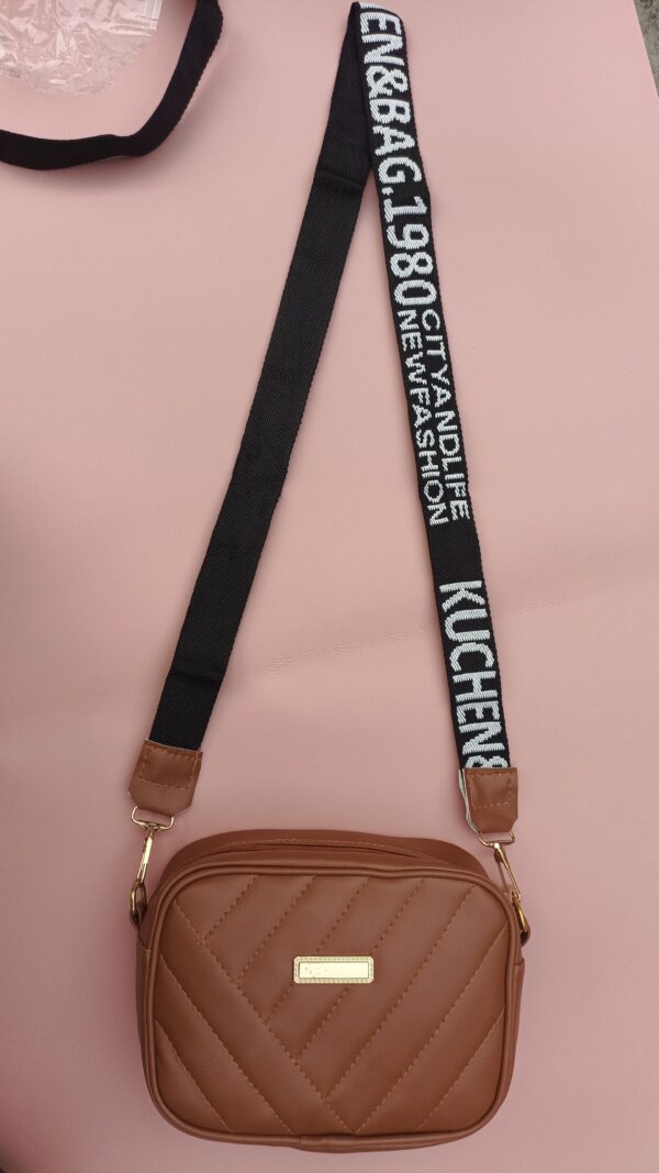 Leather Square Shoulder Bag - Image 7