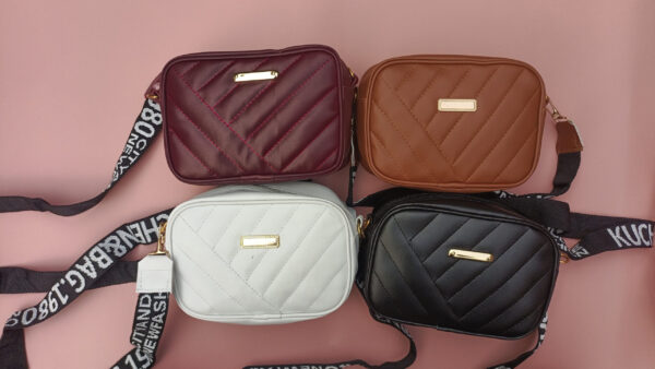 Leather Square Shoulder Bag - Image 2