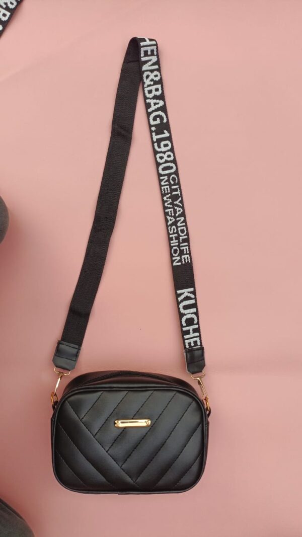 Leather Square Shoulder Bag - Image 5