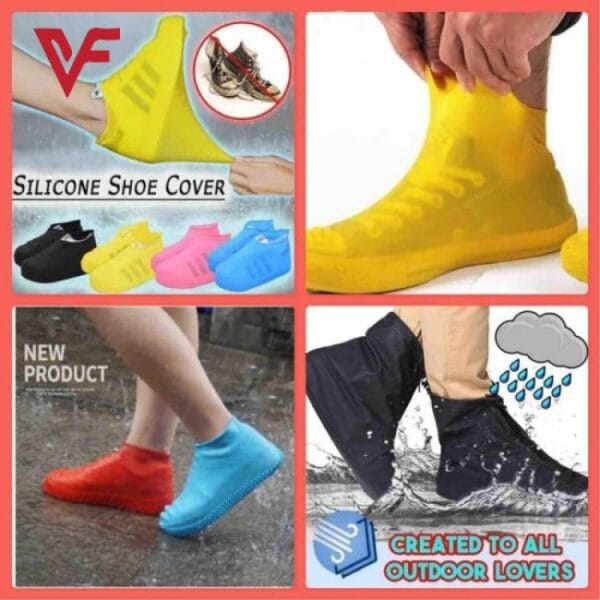 Rain Boot Thicken Waterproof Silicone Gel Shoe Cover - Image 5