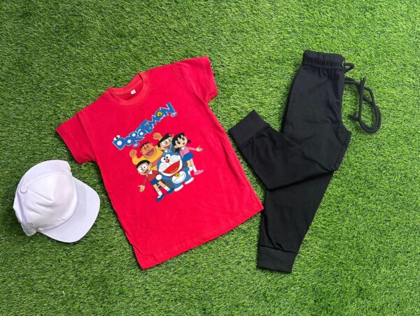 KidZone Pack of 3 Printed Summer Tracksuits - Image 2