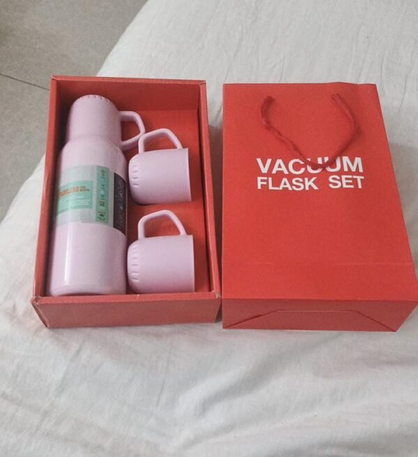 Vacuum Flask with 2 Cups - Image 8