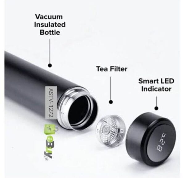 Temperature Display Insulated Flask Bottle - Image 3