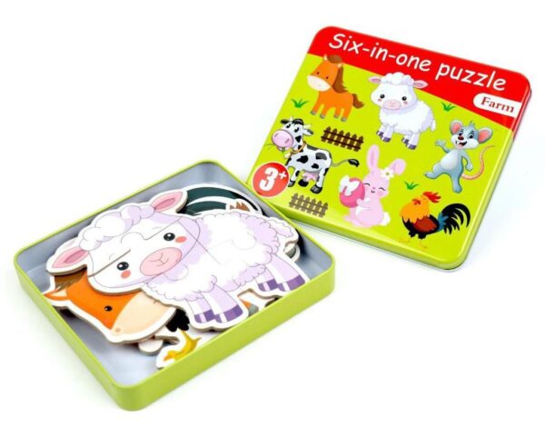 Six-in-One Puzzles for Kids - Image 4
