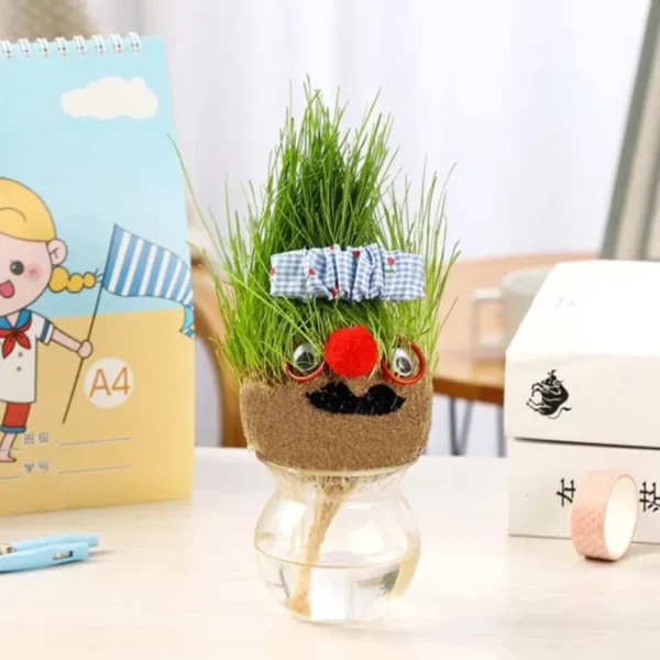 DIY Grass Head Dolls Growing Kit - Image 2